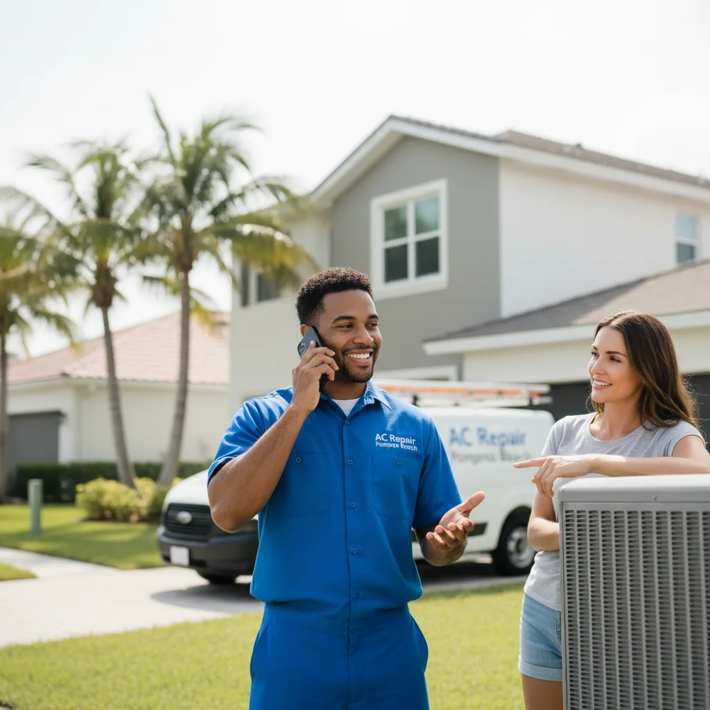 AC Repair Pompano Beach customer support in Lake Station